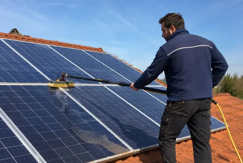 Nettoyage et entretien de panneaux solaires à Marnes