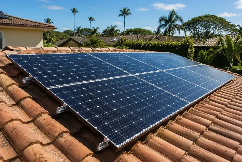 Installation de panneaux solaires à Marnes